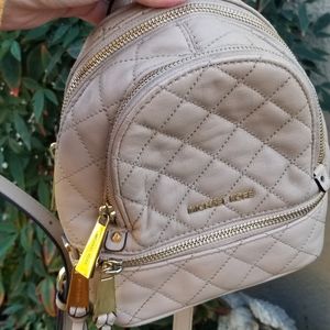 Michael Kors mini backpack purse